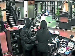 Supporting image for story: CCTV captures Wolverhampton city centre hotel robbery