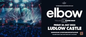 Elbow have been confirmed as part of this year's series of concerts at Ludlow Castle.
