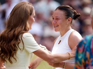 Supporting image for story: Kate tells Anisimova to keep ‘head high’ as she consoles Wimbledon runner-up