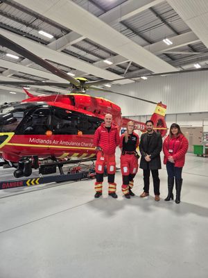 l to r Alistair, Jen, Shaz Saleem and Kay Starkey