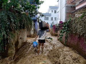Supporting image for story: Search continues in Nepal after more than 200 killed in flooding and landslides
