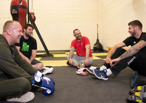 Joe, right, hopes the sessions will provide valuable support 