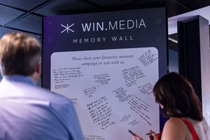 Guests had the opportunity to share their favourite memories with Win Media.