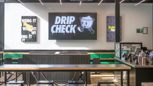 The new Wingstop site in Merry Hill shopping centre