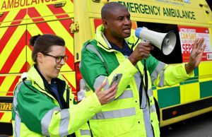 A live training exercise to test the emergency response to a major incident was held at the Princess Royal Hospital in Telford on Wednesday