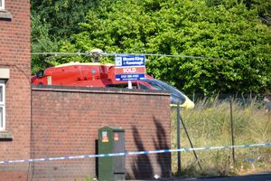 An air ambulance was sent to the crash. Photo: SnapperSK