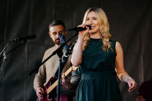 The Manhattans got revellers dancing with some upbeat numbers