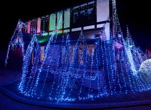 Lee and Sue Markham's Christmas display
