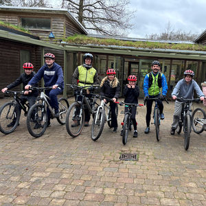 A bicycle session at a HAF event. 