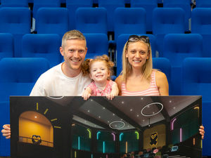 Supporting image for story: Kidderminster family help launch new £1m charity appeal to bring a cinema to Birmingham Children’s Hospital