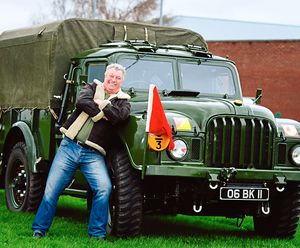 Tony Smith from Cosford with his 1953 Humber 1 Tonne GS