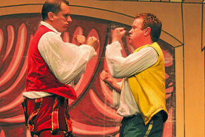 Supporting image for story: Review: Complete Works of William Shakespeare, Abridged, Revised at Ludlow Arts Festival