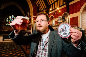 Chris Jones at St Anne's Brewery in Lea Cross, near Shrewsbury
