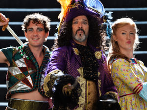 Supporting image for story: Ian gets his hook into Peter Pan role as Stafford Gatehouse launch festive panto