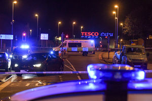 The scene following the incident in Cradley Heath. Pic: SnapperSK