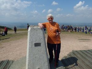 Supporting image for story: Dorothy, 89, climbs Wrekin for first time in 30 years for church fund