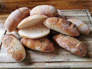 Alwyn Farmer, from Brierley Hill, who previously lived in Wolverhampton, has been busy in the kitchen creating these bread rolls