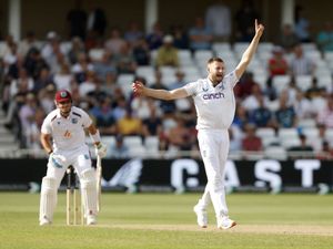 Supporting image for story: England lose three late wickets after Gus Atkinson helps peg back West Indies