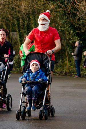 There was festive fun at the Telford Parkrun