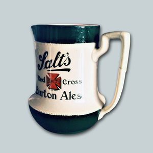 Richard has lots of memorabilia from Staffordshire-based Salt's brewery, but is still looking for a tray