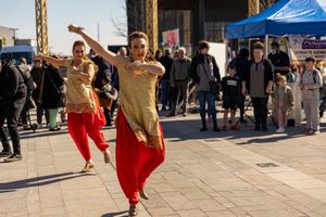 The Love Telford event saw crowds flock to Southwater Square in the sunshine. Photo: Telford & Wrekin Council