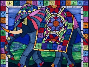 Supporting image for story: Bishop’s Castle Elephant Art Trail Marches on