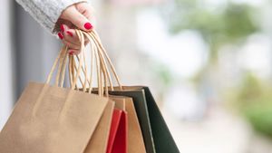 Shopping bags.