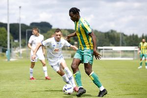 Ousmane Diakite in action for West Brom during their friendlt with Dynamo Kyiv (Photo by Adam Fradgley/West Bromwich Albion FC via Getty Images)