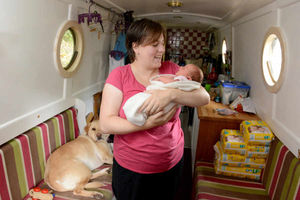 Baby Cerys with mum Kailey Firmin