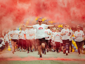 Supporting image for story: Ruby runners stride out in Shrewsbury for charity appeal - with pictures