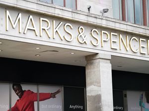 A sign for Marks & Spencer store