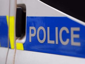 Supporting image for story: Saloon car ends up on roof in crash near Telford