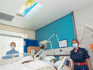 Supporting image for story: 'Living tiles' providing visual escapism for spinal injury patients at Shropshire hospital