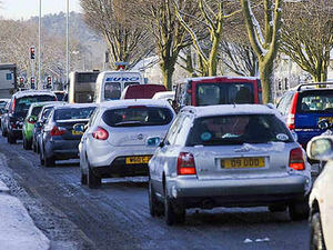 Supporting image for story: Drivers are caught out in big freeze
