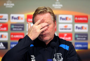 Ronald Koeman is another man feeling the heat.