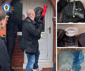 Images from the week's operation and some of the items which were seized
