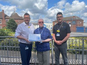 Supporting image for story: Inspirational disabled volunteer honoured after 22 years of helping Walsall patients