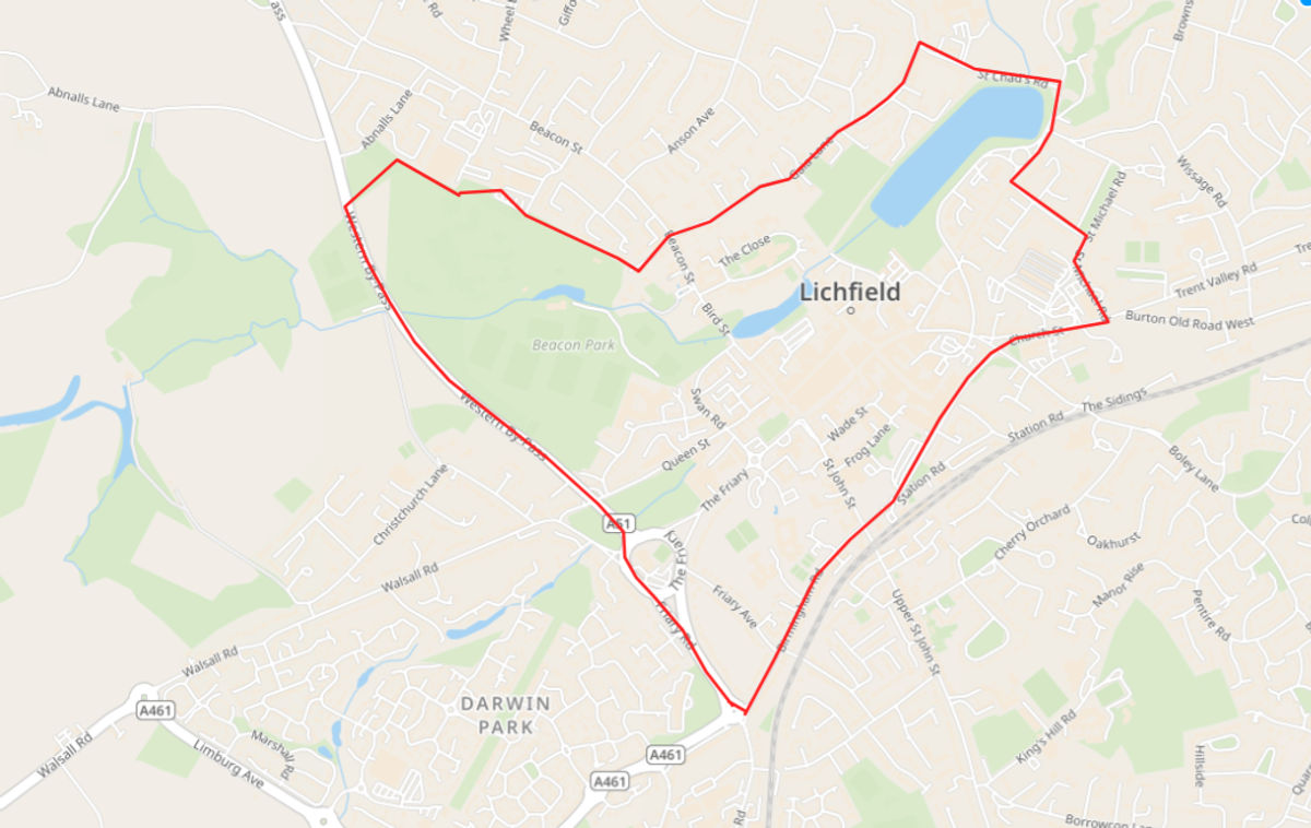 Dispersal order continues until Sunday as officers tackle an increase in reports of disorder in Lichfield