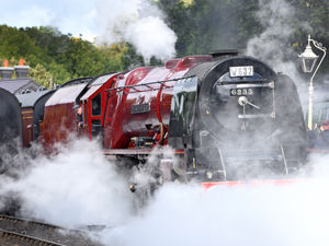 Supporting image for story: Duchess a shining star at Severn Valley Railway Autumn Steam Gala - with pictures