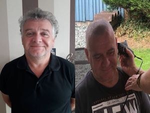 Supporting image for story: Shropshire Pc who survived coronavirus shaves head to raise £645 for hospital charity