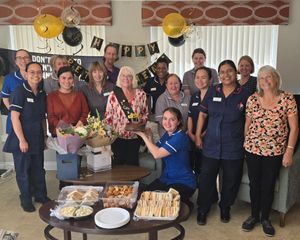 Irene was given a fitting retirement party at Montgomery House