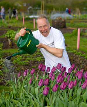 Site manager Dave Cox