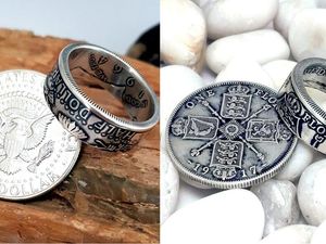 Supporting image for story: Meet the mastermind behind these incredible rings made from coins