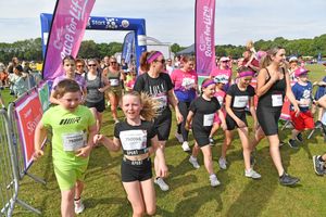 Runners old and young were able to take part in the event