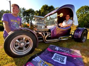 Supporting image for story: 1,000-mile charity hot-rod ride stops in on county
