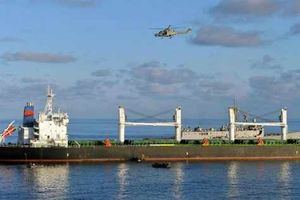 Supporting image for story: Sea captain helps rescue ship after pirate attack