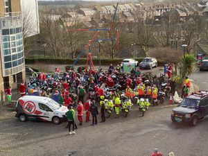 A festive fundraising ride out raises awareness and funds for the organisation.