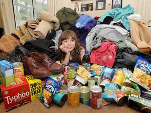 Supporting image for story: Inspiring Alice, aged 11, collects for the homeless