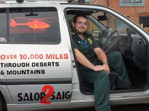 Supporting image for story: Shropshire paramedic Ed hoping for no accidents on 'Salop 2 Saigon' adventure 