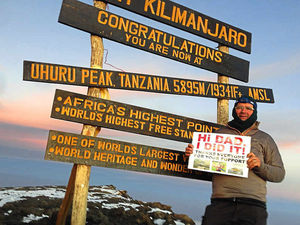 Supporting image for story: Hi Dad. I did it! - Wolverhampton man's 'barmy' Kilimanjaro challenge in memory of his father